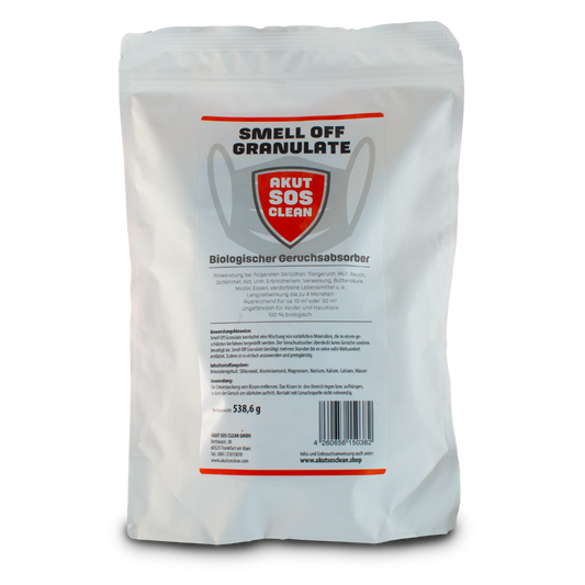 SMELL OFF GRANULAT – Absorbeur d'odeurs biologique