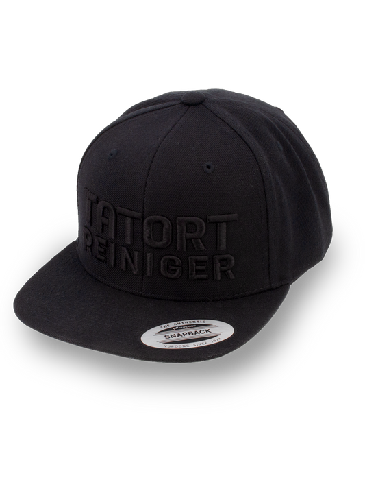 CASQUETTE SNAPBACK UNISEXE - TATORTREINIGER / NOIR-NOIR
