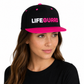 SNAPBACK UNISEX CAP - LIFEGUARD / BLACK-PINK