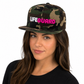 SNAPBACK UNISEX CAP - LIFEGUARD - CAMOUFLAGE PINK