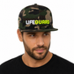SNAPBACK UNISEX CAP - LIFEGUARD - CAMOUFLAGE NEON YELLOW